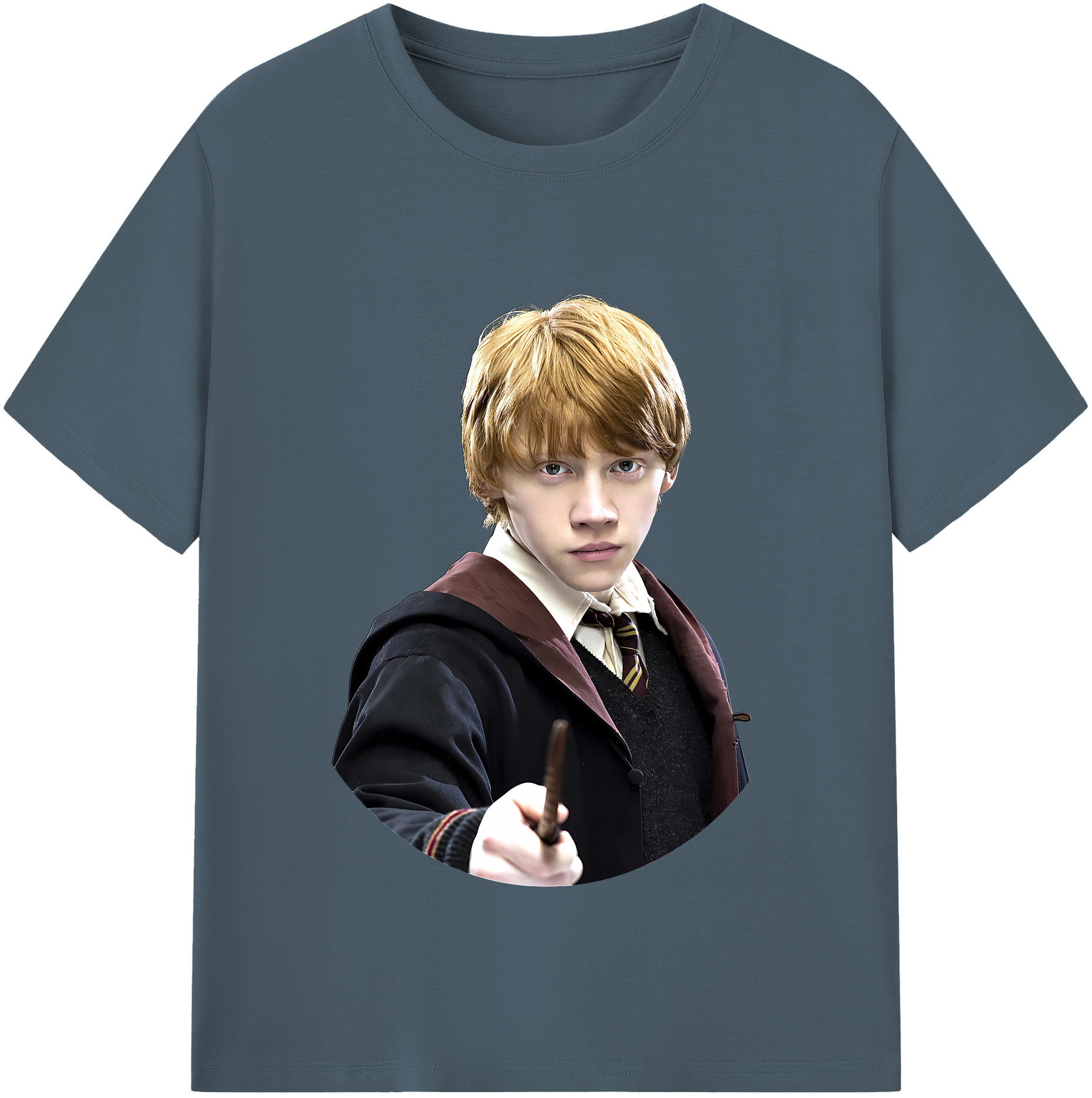（画像用） Harry Potter ハリー・ポッターシリーズ 綿100％半袖Tシャツ（フロントプリント）